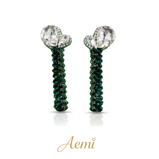 Mehfil Panna Earring