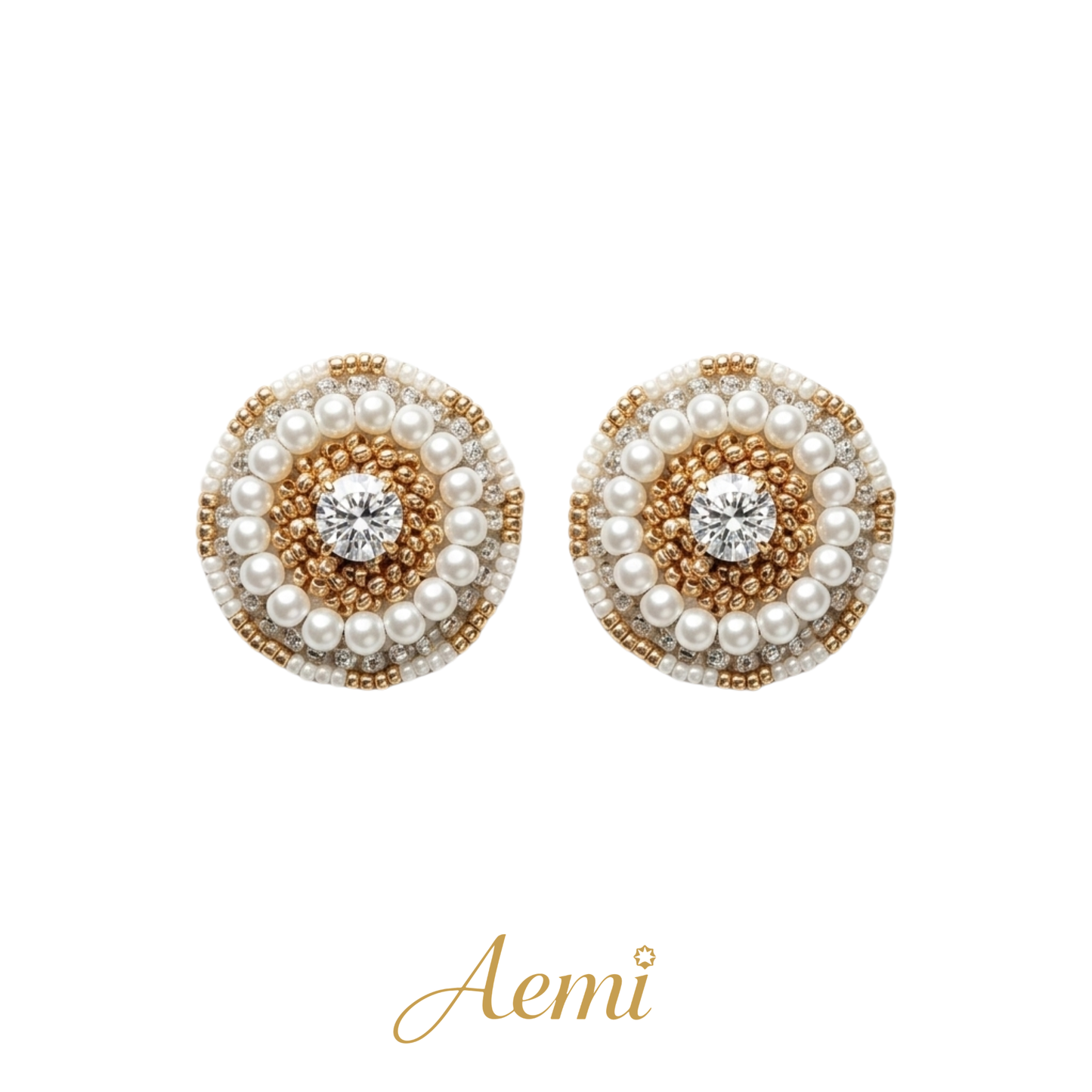 Noor Moti Studs